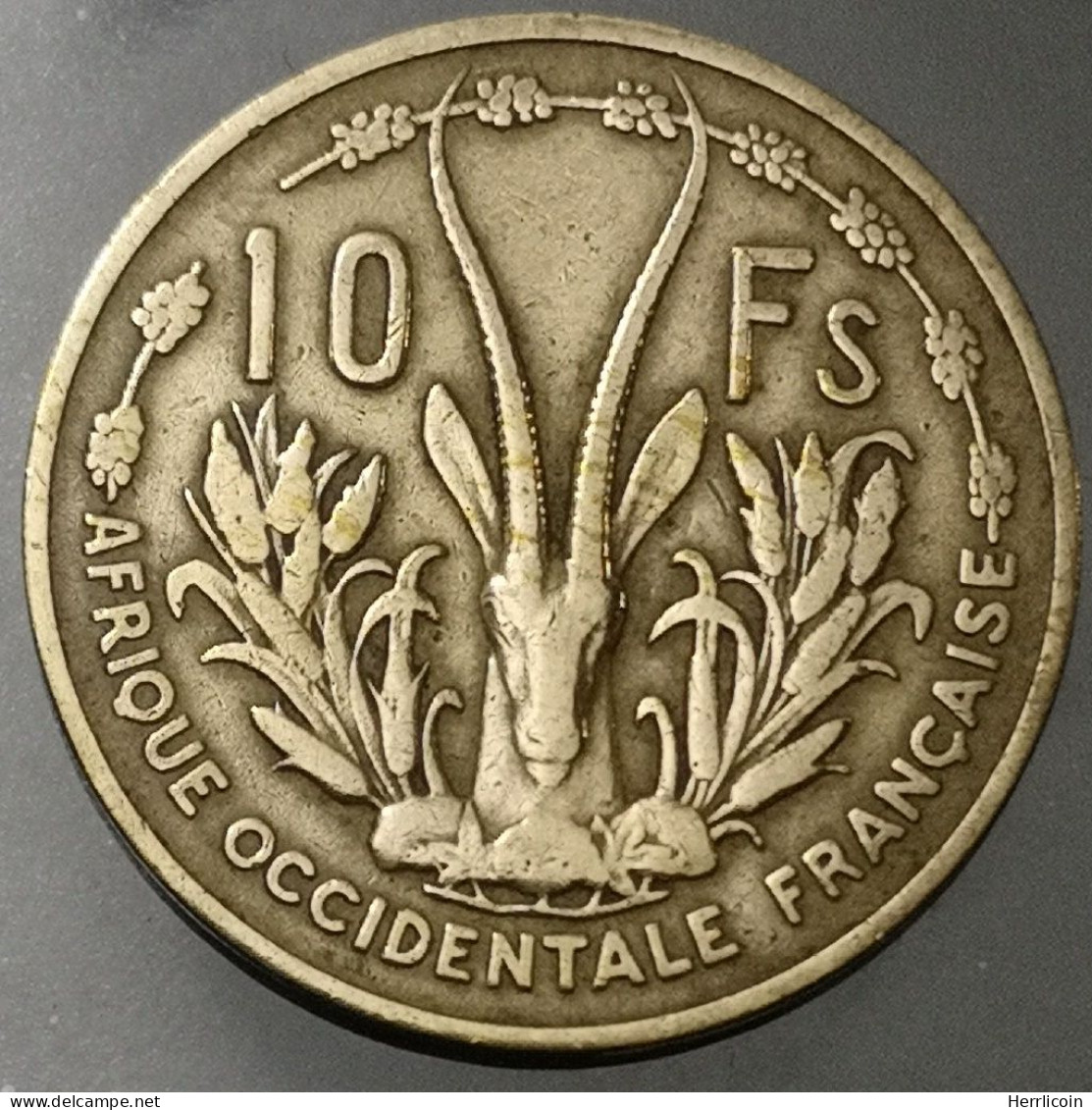 Monnaie Afrique Occidentale Francaise - 1956 - 10 Francs - Afrique Occidentale Française