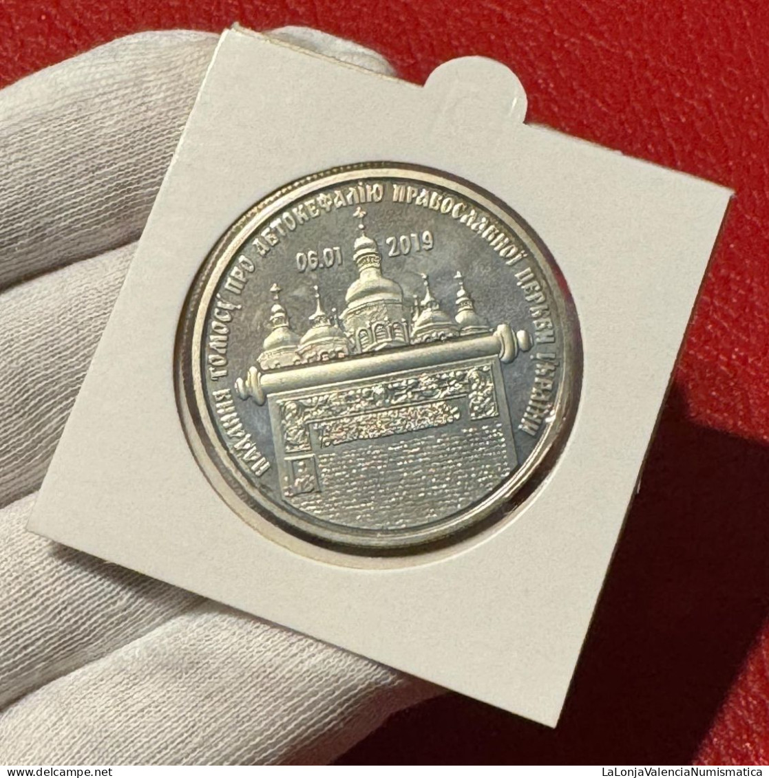 Ucrania Ukraine 5 Hryven Autocephaly Of The Ukrainian Orthodox 2019 Km 945 Sc Unc - Oekraïne