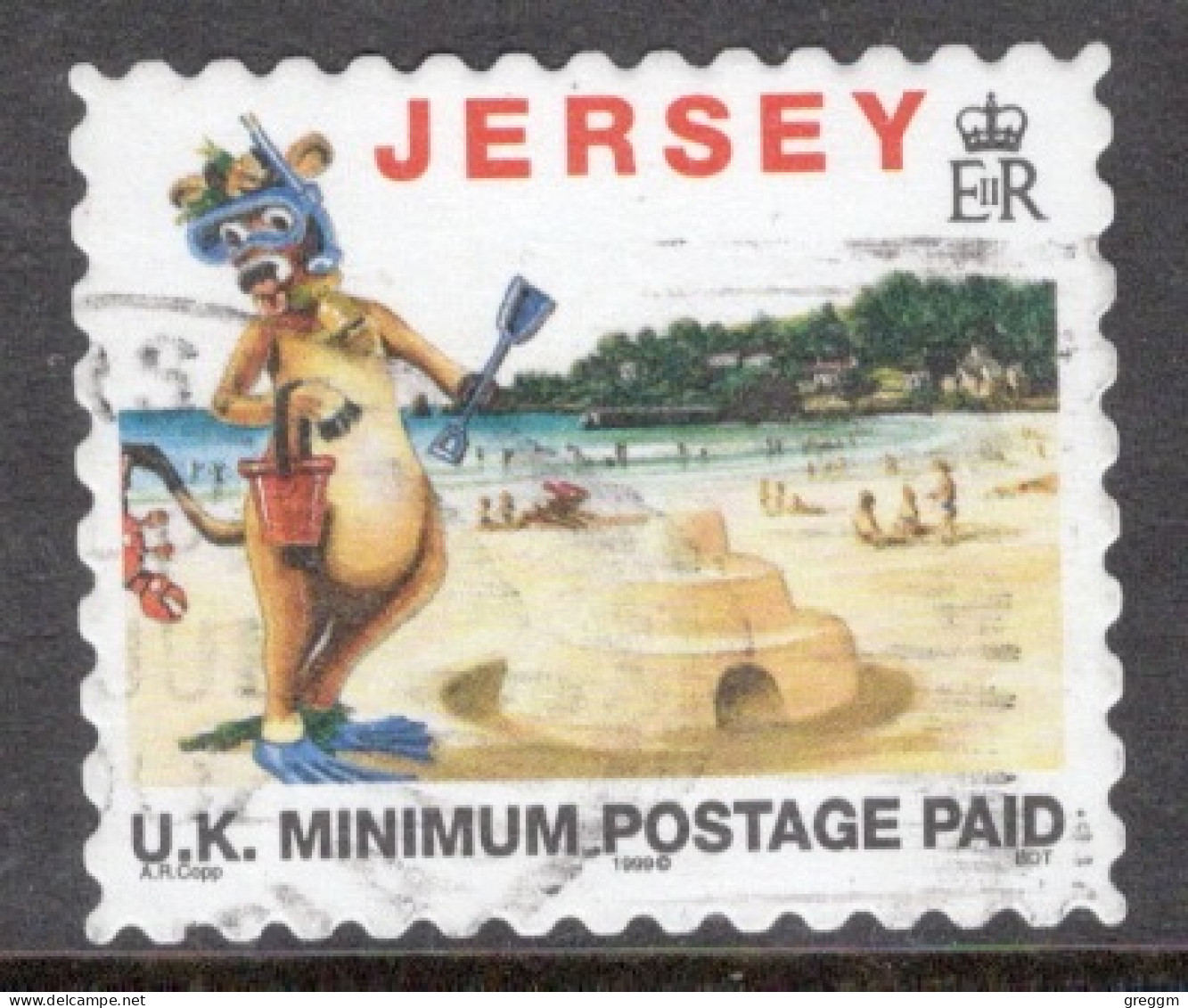 Jersey 1997 Single Stamp From Tourism - Self-Adhesive In Fine Used - Jersey