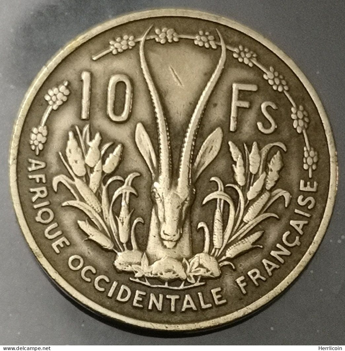 Monnaie Afrique Occidentale Francaise - 1956 - 10 Francs - África Occidental Francesa