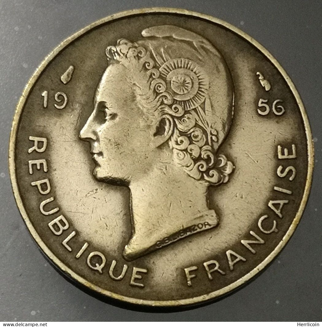 Monnaie Afrique Occidentale Francaise - 1956 - 10 Francs - Afrique Occidentale Française