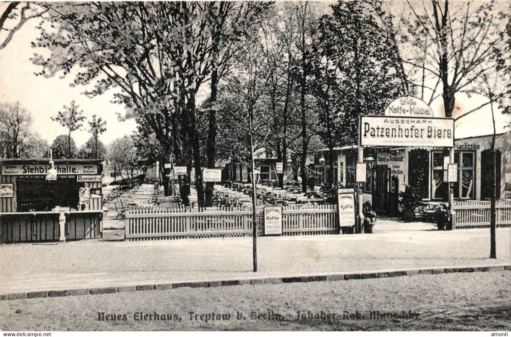 BERLIN - TREPTOW. Neues Eierhaus Familien Kaffee... - Treptow