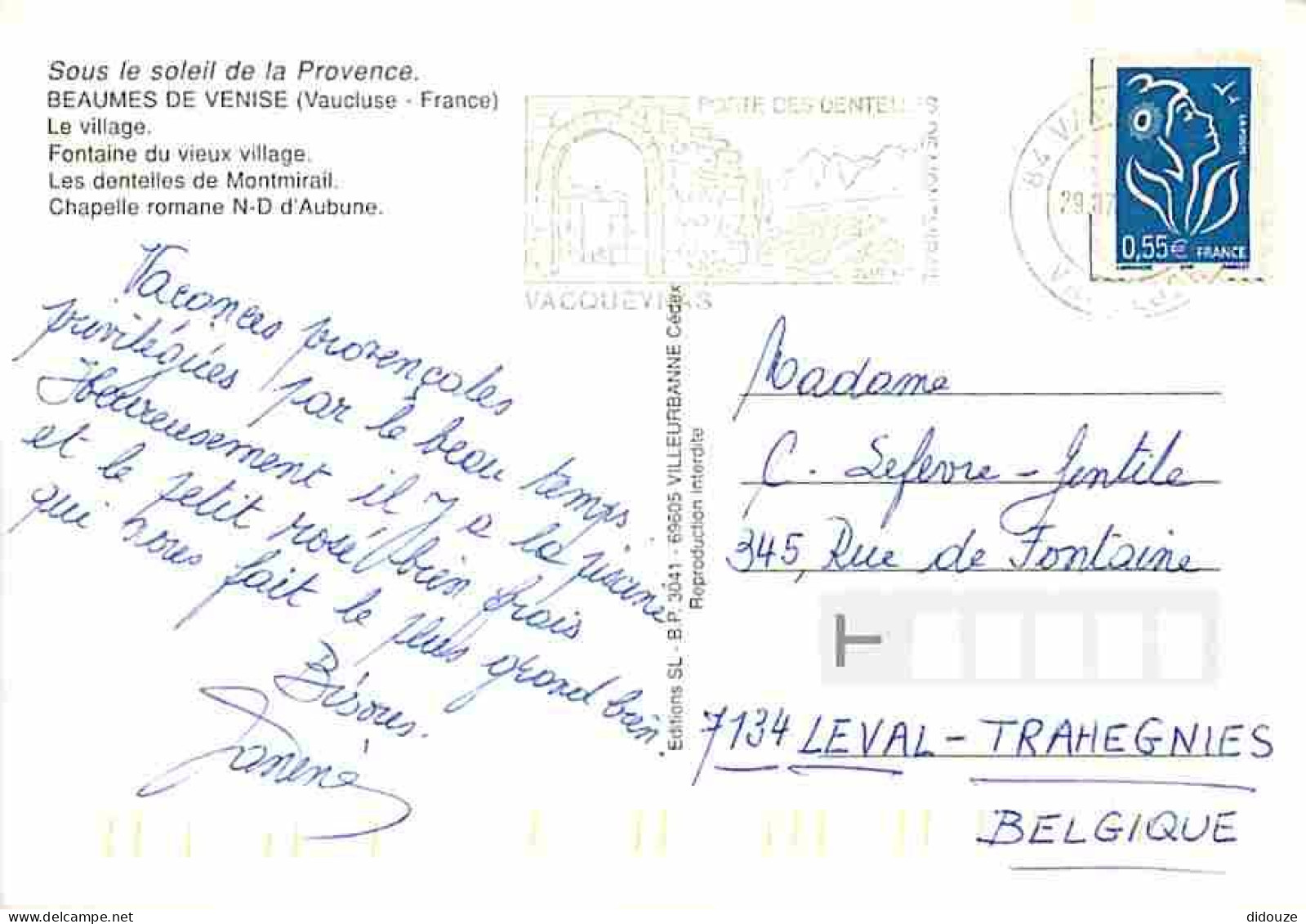 84 - Beaumes De Venise - Multivues - Flamme Postale - CPM - Voir Scans Recto-Verso - Beaumes De Venise