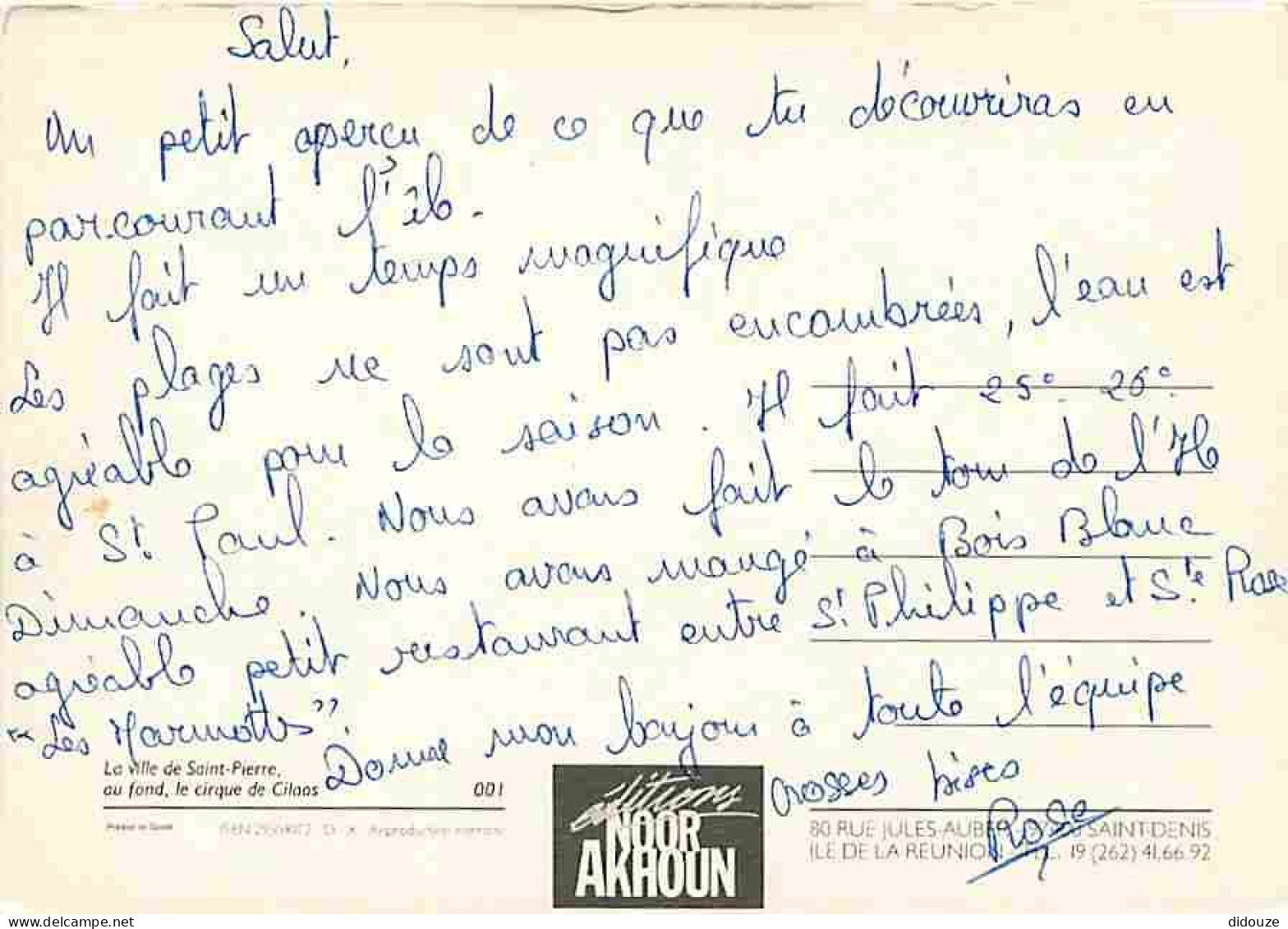 La Réunion - Saint Pierre - La Ville De Saint Pierre - Au Fond Le Cirque De Cilaos - CPM - Voir Scans Recto-Verso - Saint Pierre