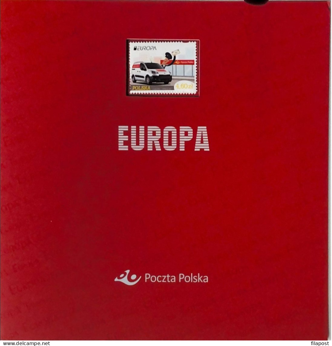 POLAND 2013 Mi 4607 Booklet - Europa CEPT Polish Post, Car, Postman With Stamp MNH** + FDC - 2013