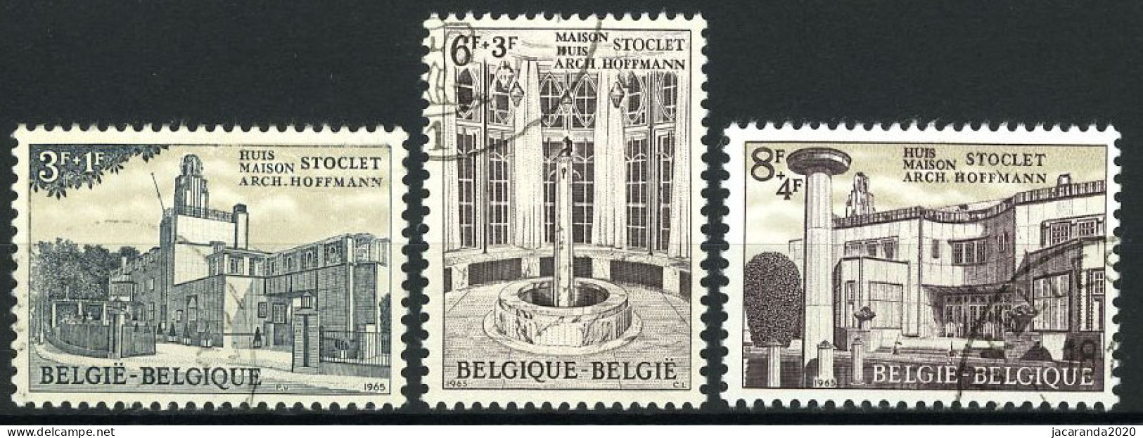 België 1337/39 - Architect Hoffmann - Gestempeld - Oblitéré - Used - Gebraucht