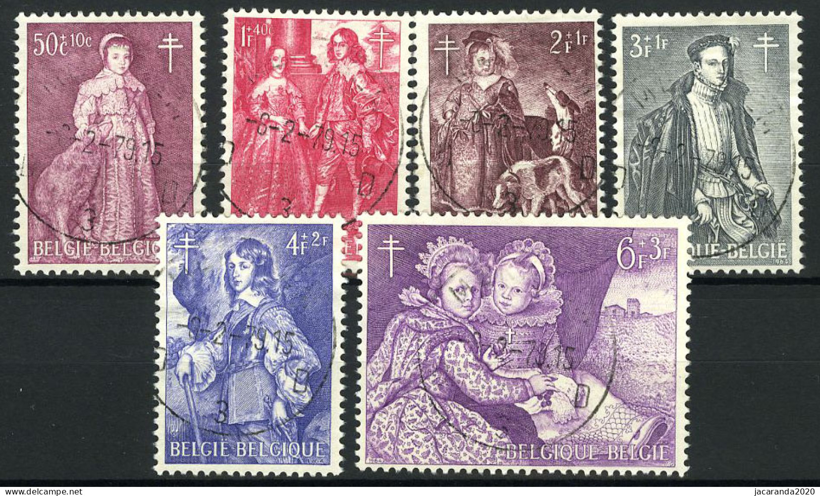 België 1307/12 - Antiteringzegels - Gestempeld - Oblitéré - Used - Used Stamps