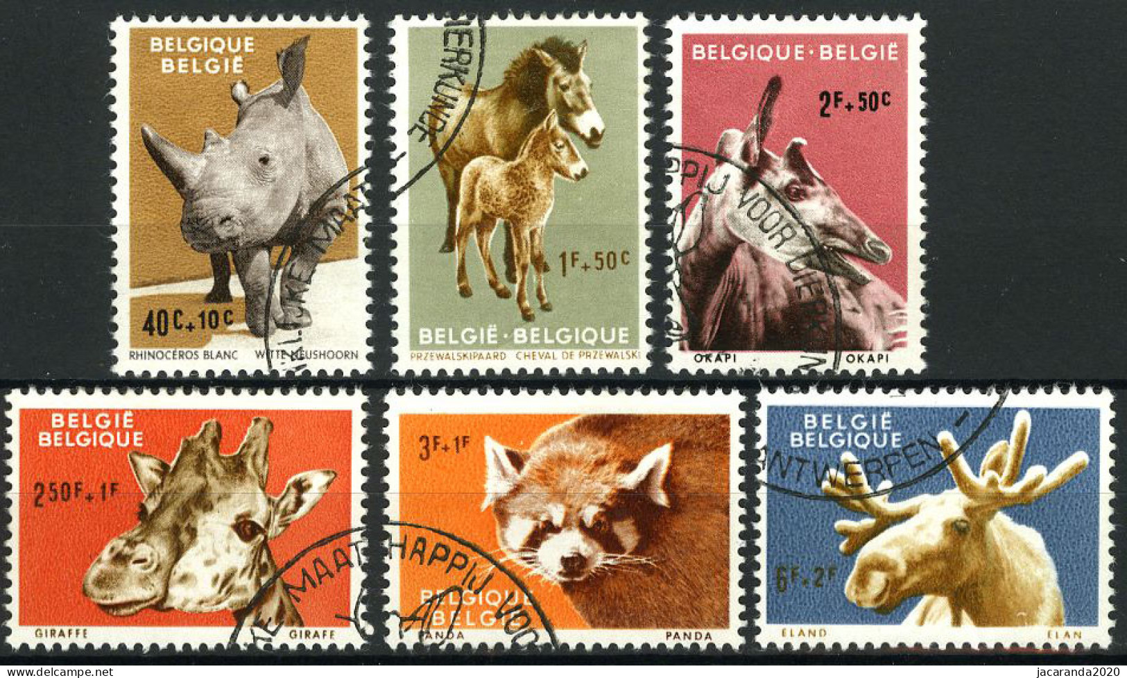 België 1182/87 - Zoo Van Antwerpen I - Dieren - Gestempeld - Oblitéré - Used - Oblitérés