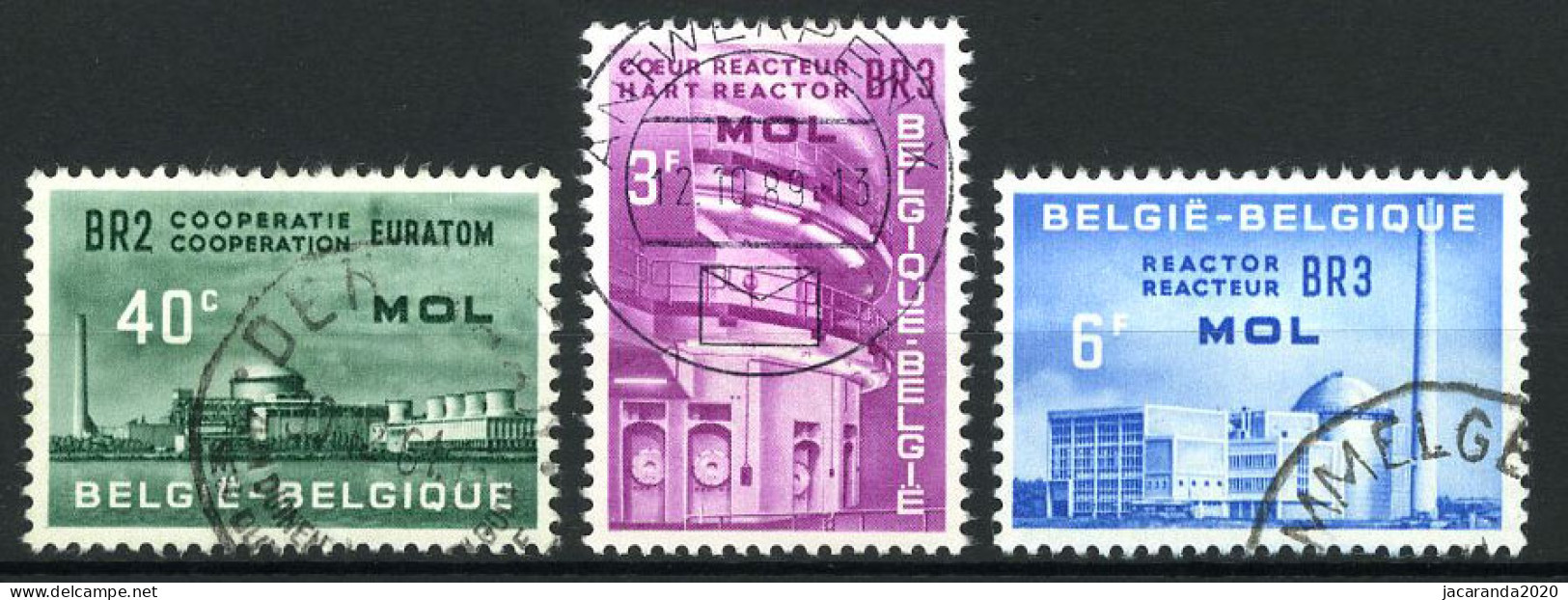 België 1195/97 - EURATOM - Mol - Gestempeld - Oblitéré - Used - Used Stamps