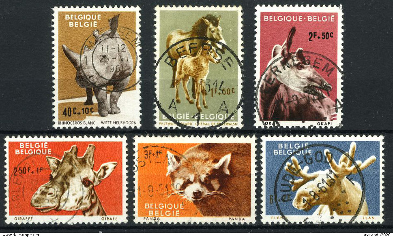 België 1182/87 - Zoo Van Antwerpen I - Dieren - Gestempeld - Oblitéré - Used - Oblitérés