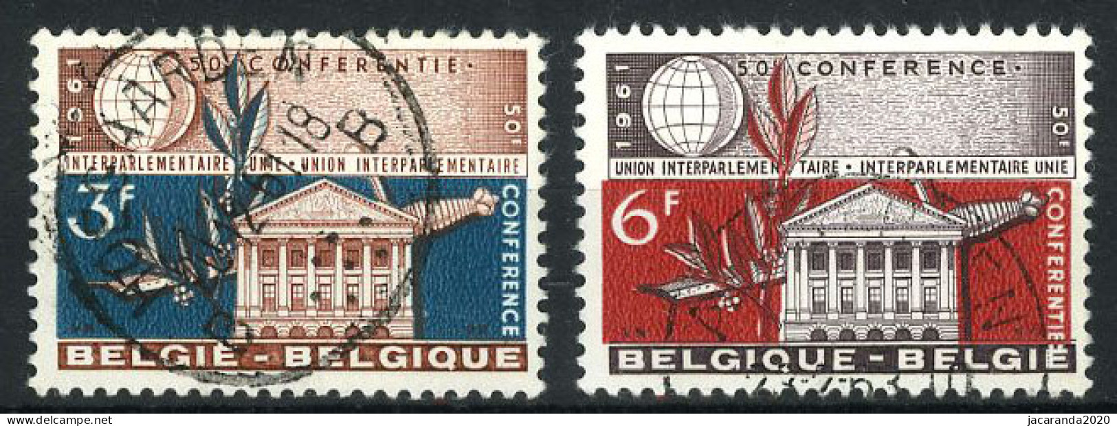 België 1191/92 - Interparlementaire Unie - Gestempeld - Oblitéré - Used - Oblitérés