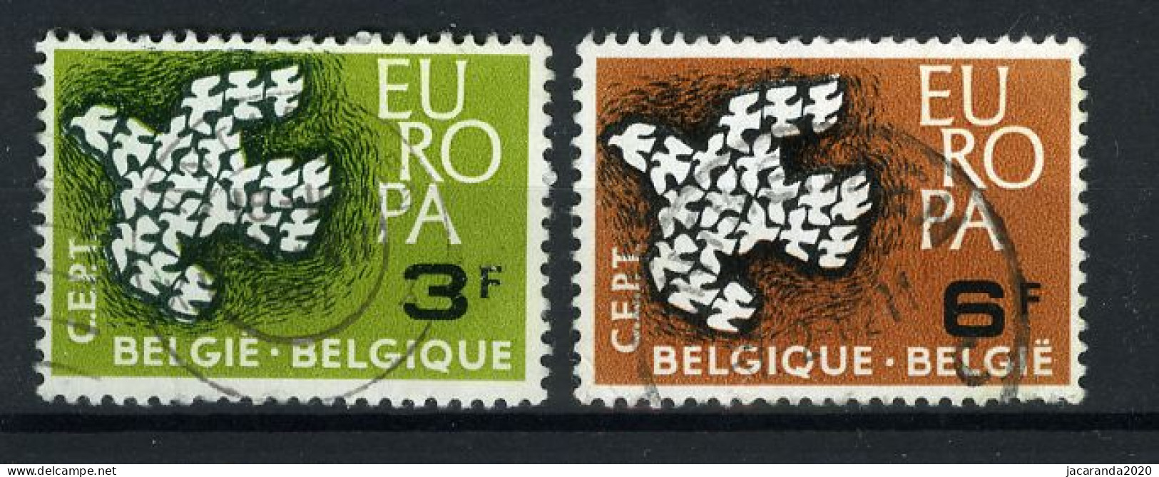 België 1193/94 - Europa 1961 - Gestempeld - Oblitéré - Used - Used Stamps