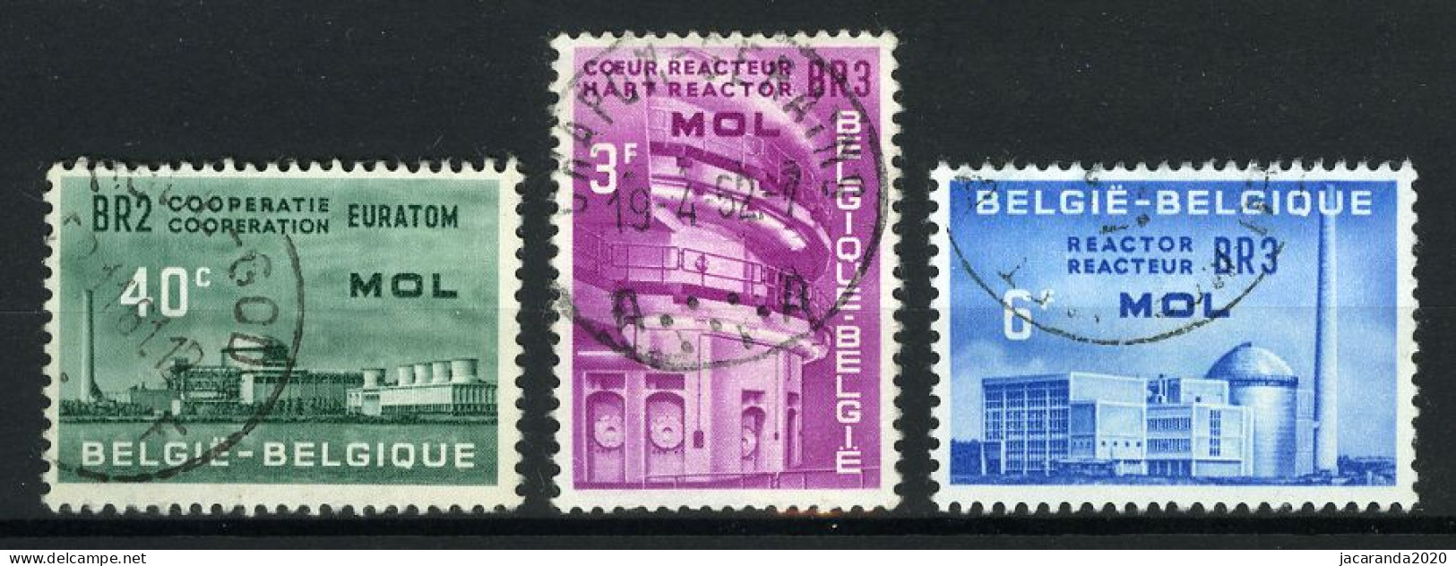 België 1195/97 - EURATOM - Mol - Gestempeld - Oblitéré - Used - Used Stamps