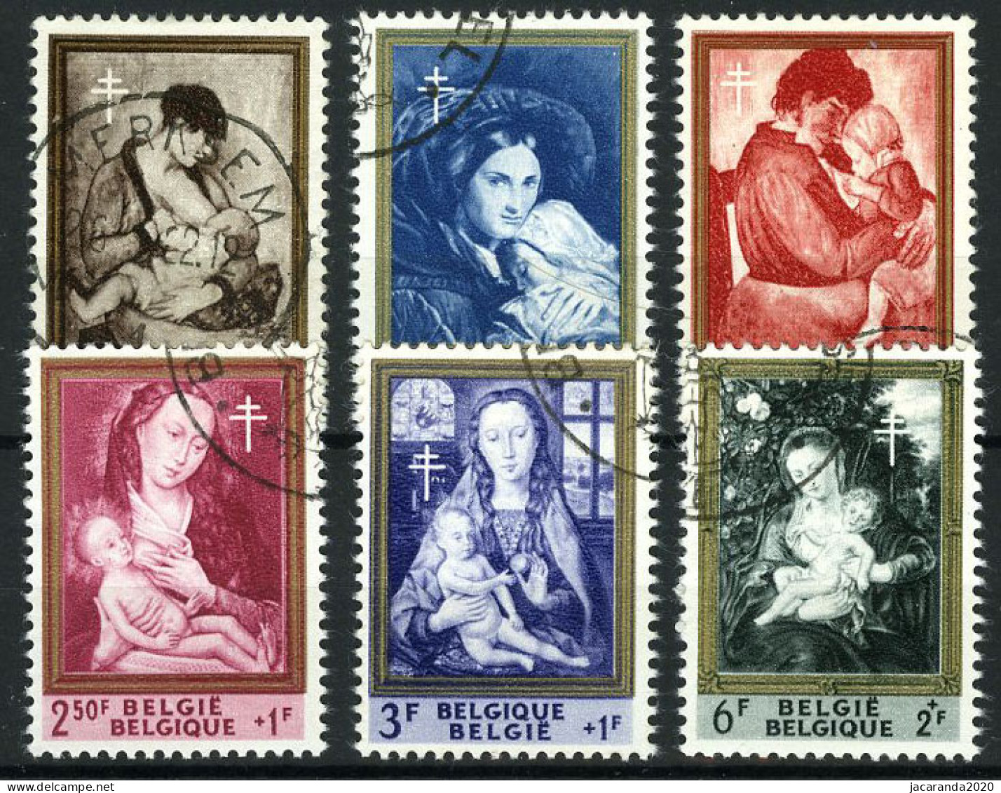 België 1198/03 - Kunst - Schilderijen - Art - Paintings - Gestempeld - Oblitéré - Used - Used Stamps