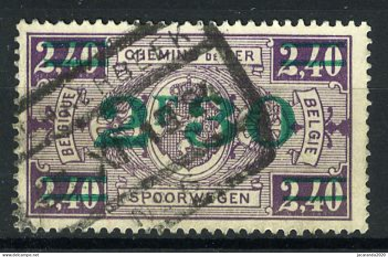 België TR167 - Rijkswapen Met Opdruk - Gestempeld - Oblitéré - Used  - Usados