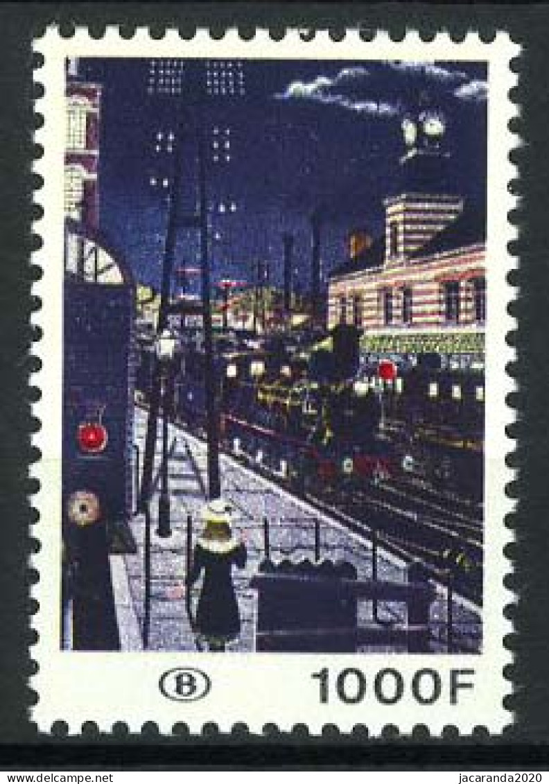 België TR432 ** - Kunst - Art - Schilderij Van Paul Delvaux - Een Station 's Nachts - Gare La Nuit - Postfris