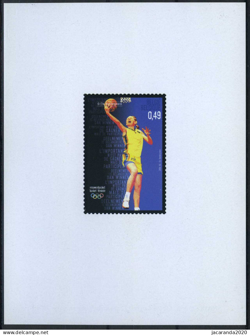 België NA14-FR - Sport - Olympische Spelen - Athene - Vrouwenbasket - Basket Féminin - 2004 - Niet-aangenomen Ontwerpen [NA]