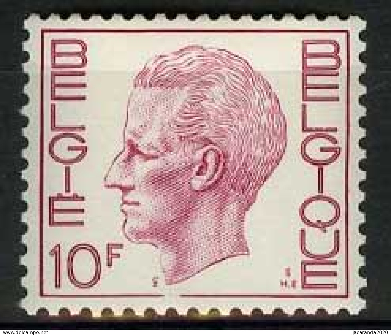 België R77-Cu ** - Koning Boudewijn - Elström - Rolzegel Met Nummer - Kaderlijn Onderbroken - Cadre Interrompu - MNH - 1961-1990