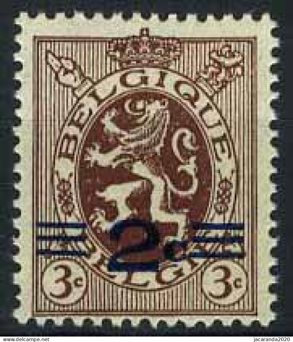 België 315-Cu1 ** - Verschoven Opdruk - Surcharge Déplacée  - 1901-1930