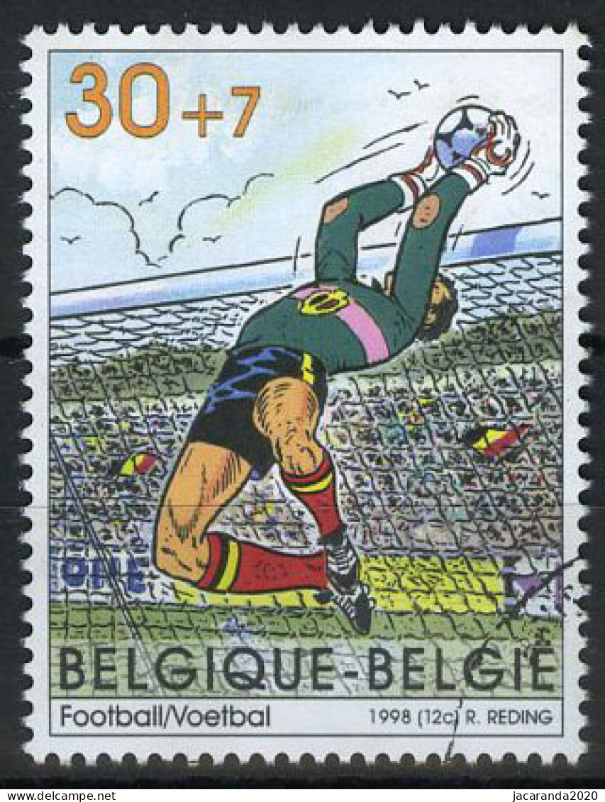 België 2762 - Sport - Voetbal - Football - Uit BL76 - Gestempeld - Oblitéré - Used - Gebruikt