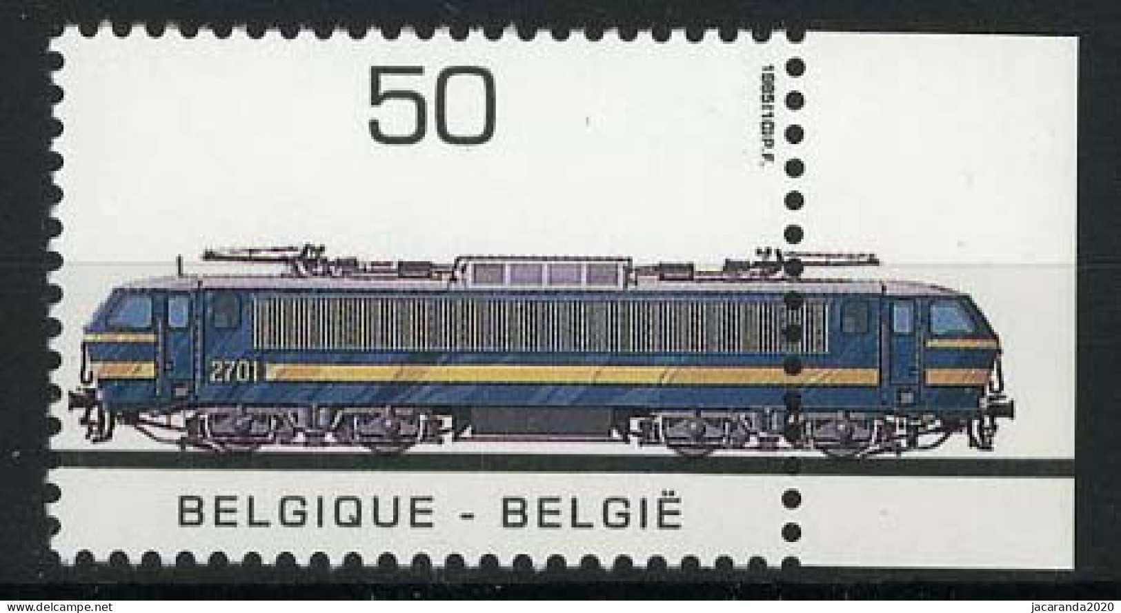 België 2174 - Jaar Van Het Openbaar Vervoer - 100 Jaar NMBS - Trains - Locomotief - Locomotives (uit BL61) - Neufs