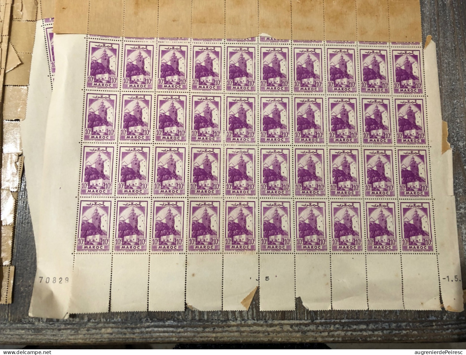 Lot de timbres marocains
