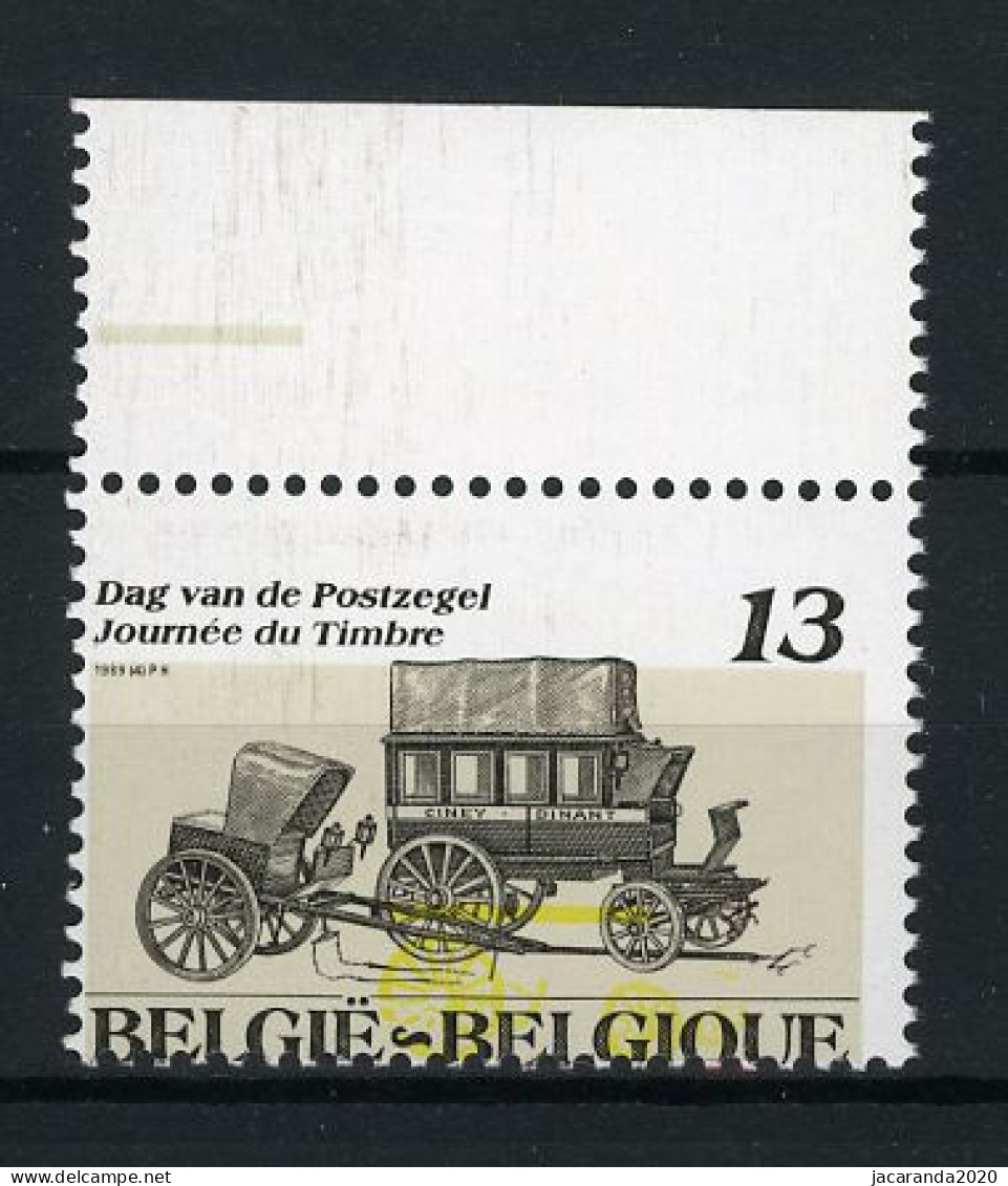 België 2322-Cu ** - Dag V. De Postzegel - Journée Du Timbre - Verschoven Achtergrondkleur - Avec énorme Décalage - SUP - Otros & Sin Clasificación