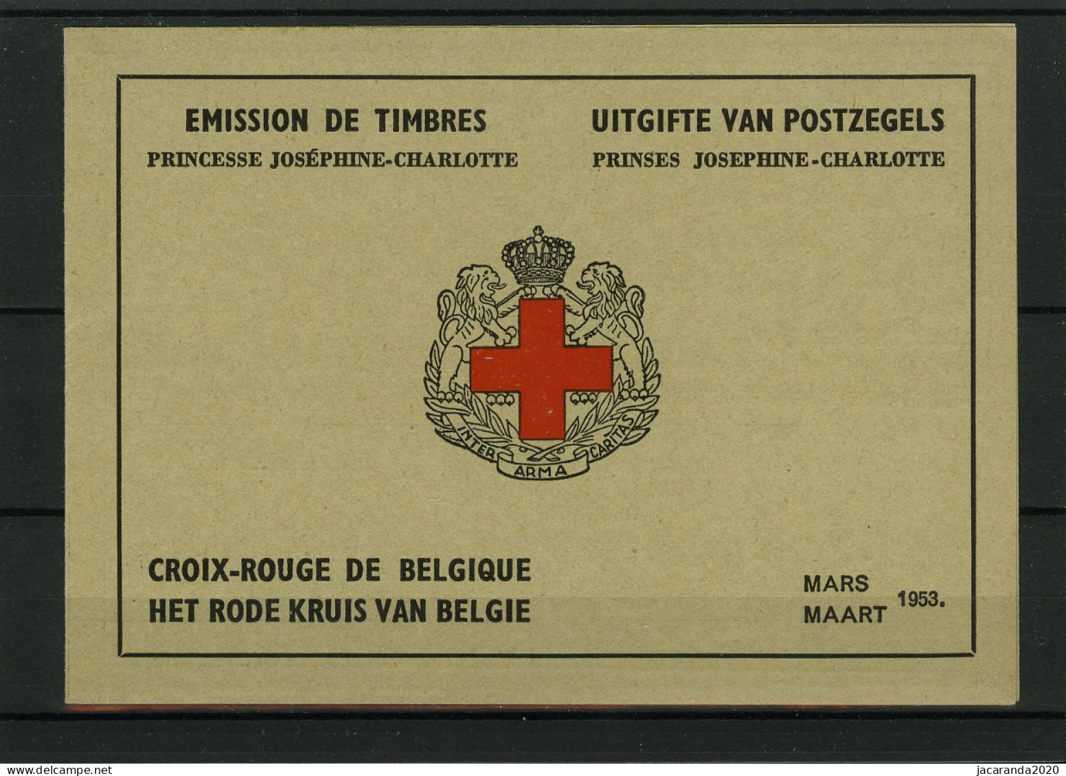 België Boekje 914A ** - Pr. Josephine-Charlotte - Rode Kruis - Croix-Rouge - FR-NL - Zonder Classificatie