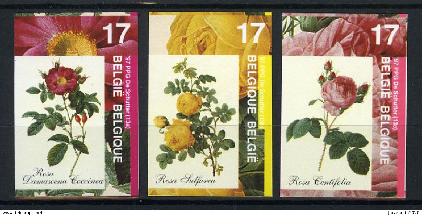 België 2708/10 ON - Bloemen - De Roos - Fleurs - La Rose  - 1981-2000