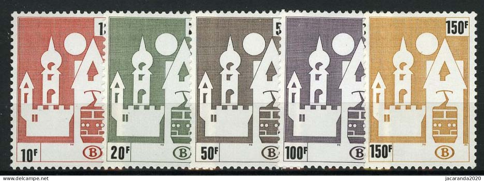 België TR461/65 ** - Strafportzegels - Spoortoerisme - MNH - Other & Unclassified