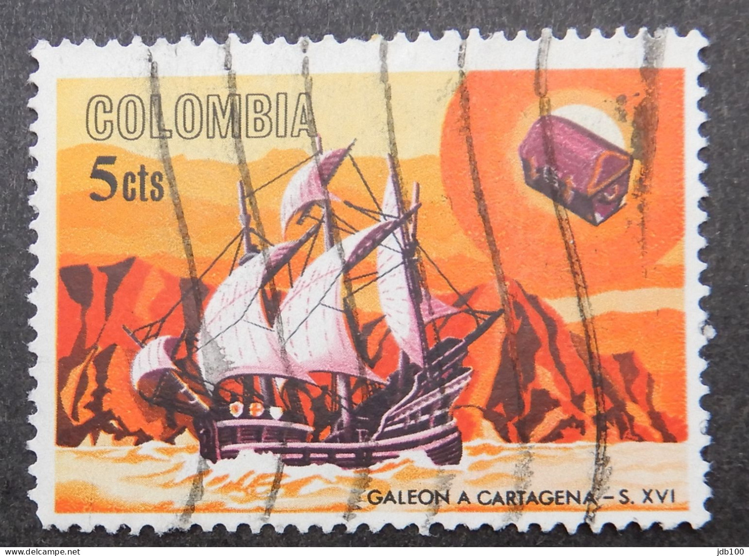 Colombia 1966 (2a) Galeon A Cartagena - Colombia