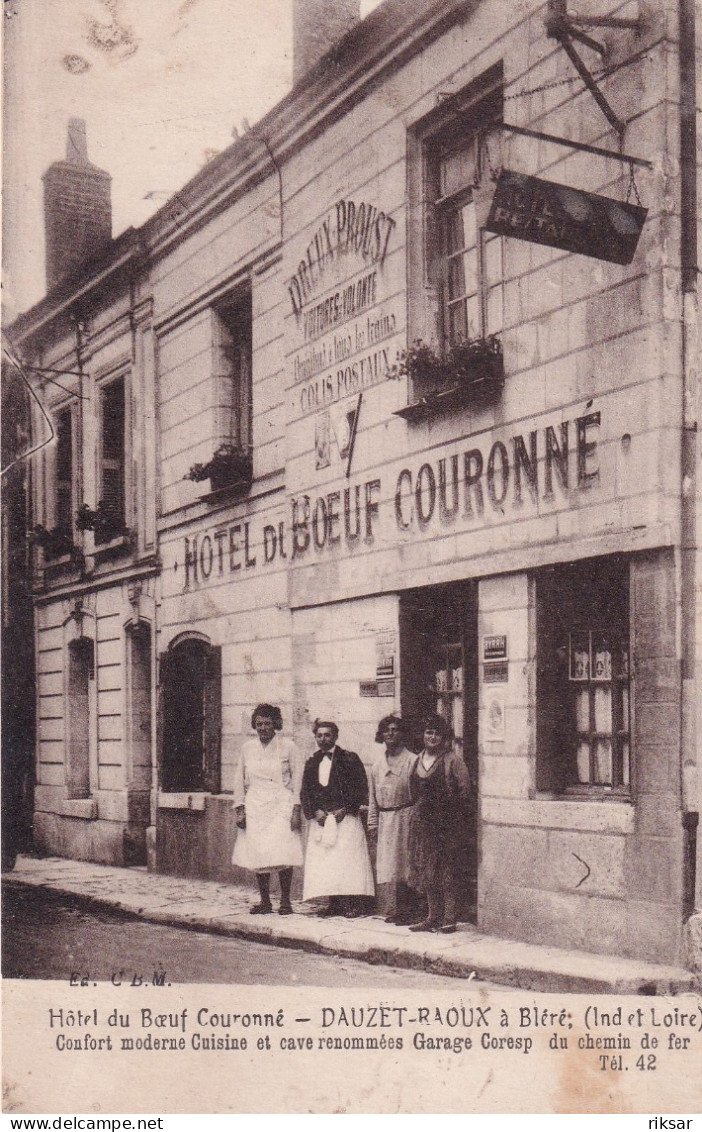 BLERE(HOTEL DU BOEUF COURONNE) - Bléré