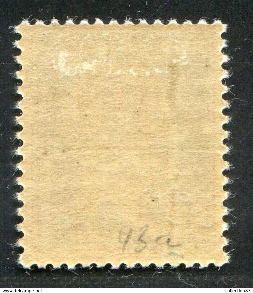 REF 089 > GRAND LIBAN < N° 43a * Sans Virgule Après Le 2 < Neuf Ch Dos Visible - MH * - Ungebraucht