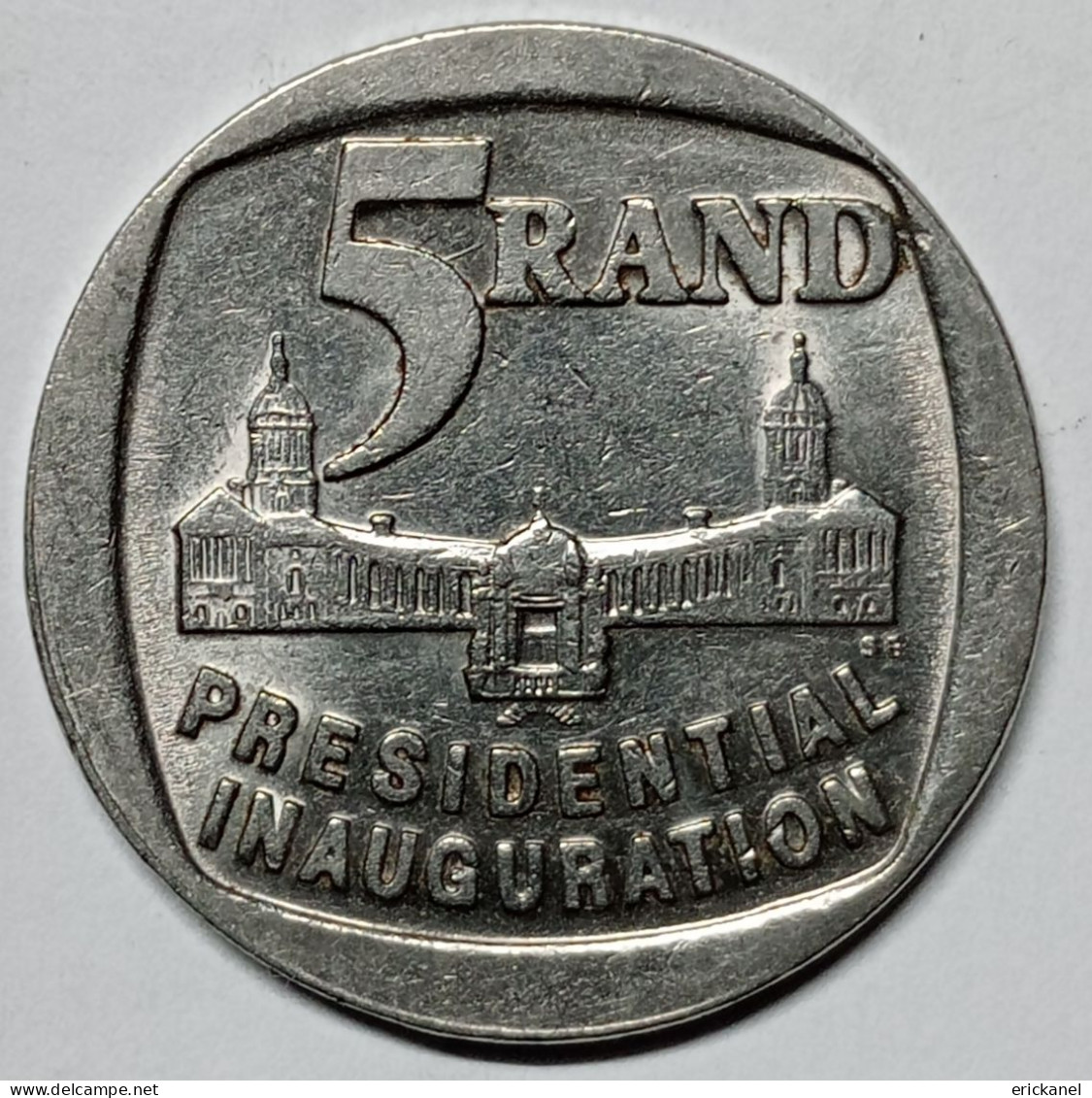 SOUTH AFRICA  1994 5-RAND - PRESIDENTIAL INAUGURATION HIGH GRADE CIRCULATED - South Africa