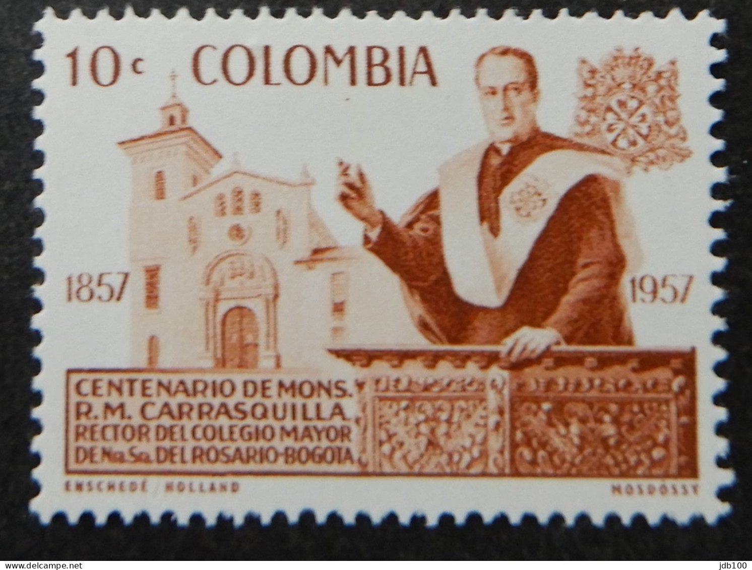 Colombia 1958 (4b) Father Almanza Commemoration - Colombia