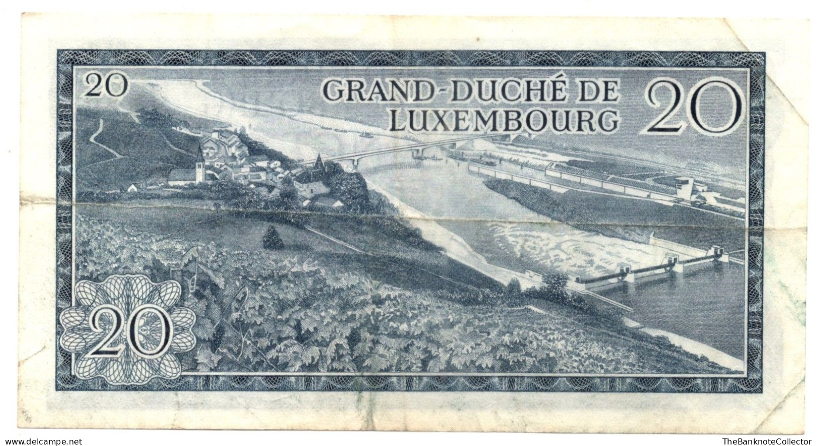 Luxembourg 20 Francs 1966  P-54 VF - Luxembourg