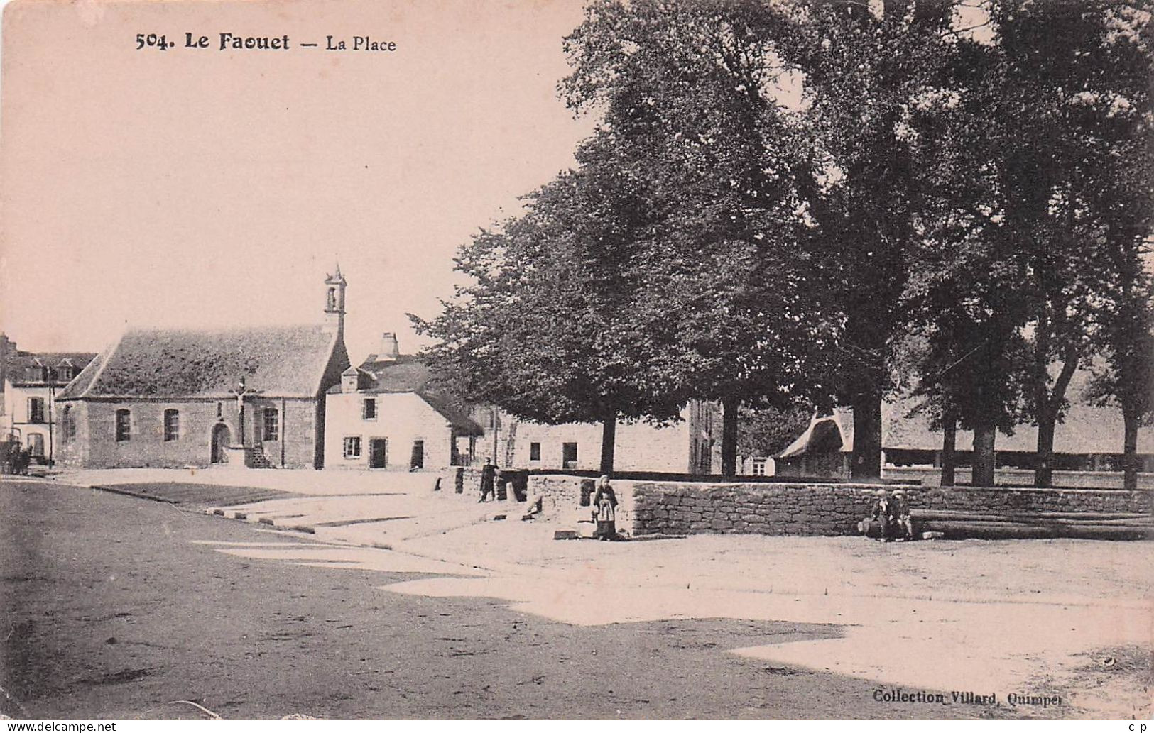 Le Faouet - La Place  - CPA °J - Le Faouet