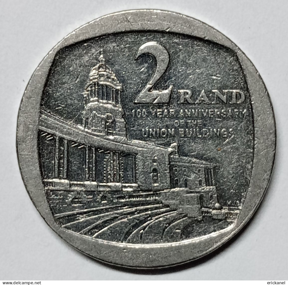 2013 South Africa, 2 Rand, 100th Anniversary Of The Union Buildings - Error Date Minted 2014 - Südafrika