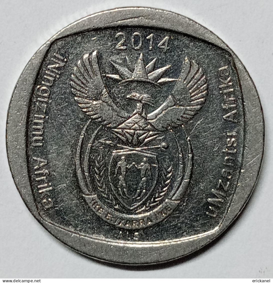 2013 South Africa, 2 Rand, 100th Anniversary Of The Union Buildings - Error Date Minted 2014 - South Africa