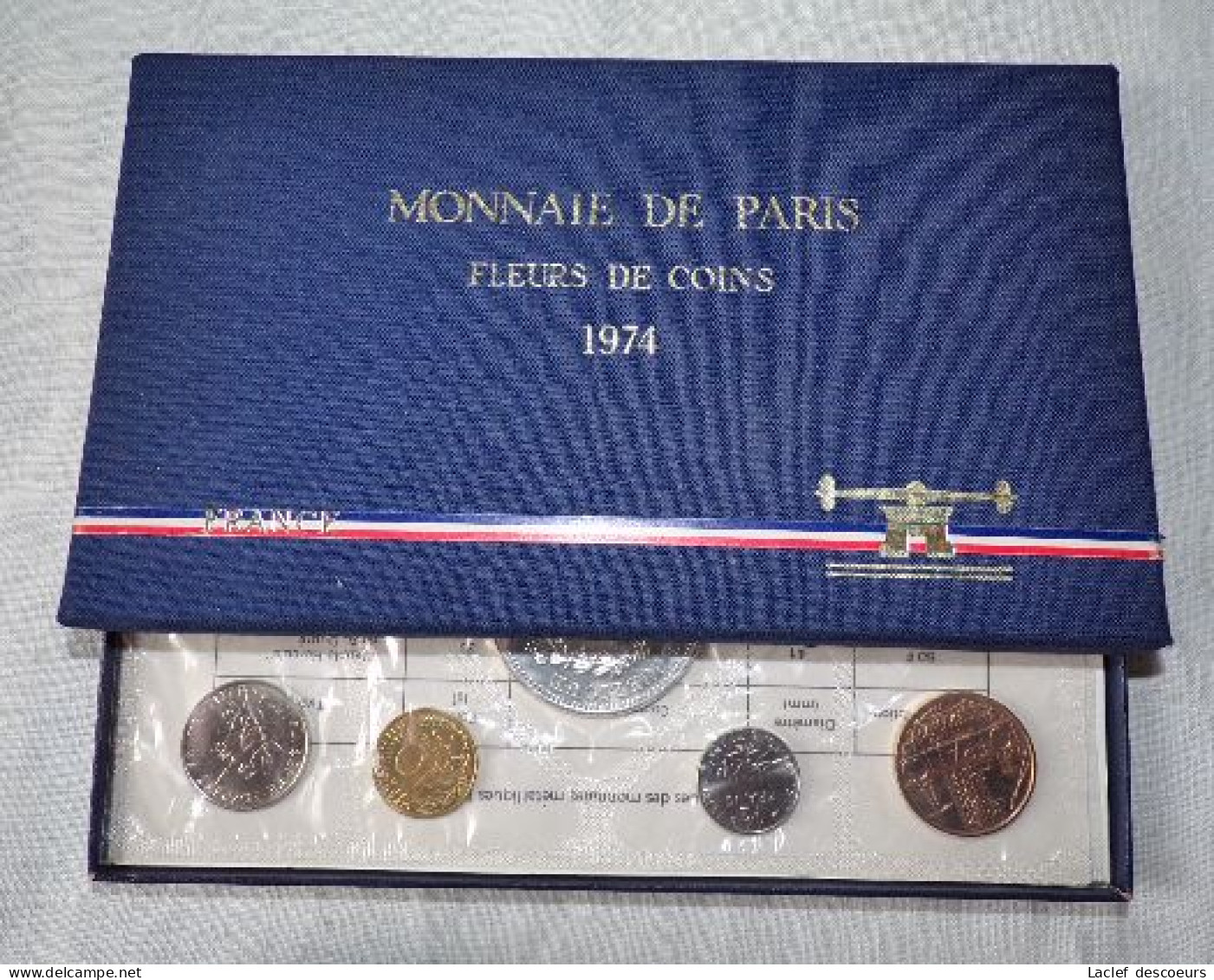 Coffret Fleur De Coin 1974. - BU, Proofs & Presentation Cases