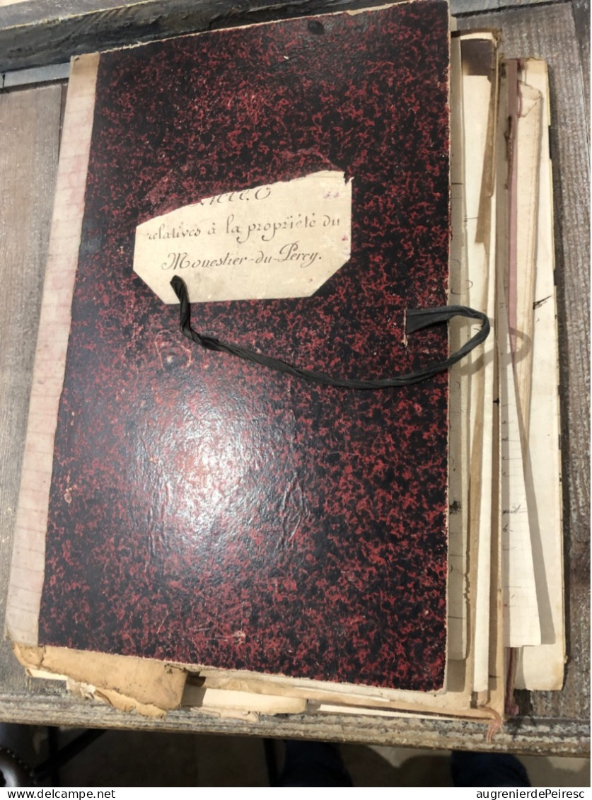 Documents Concernant Une Propriété à Mouestier Du Percy 1780-1900 Isère (38) - Documenti Storici