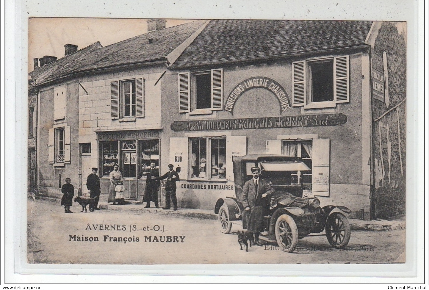 AVERNES - Maison François Maubry, Confection - Très Bon état - Avernes