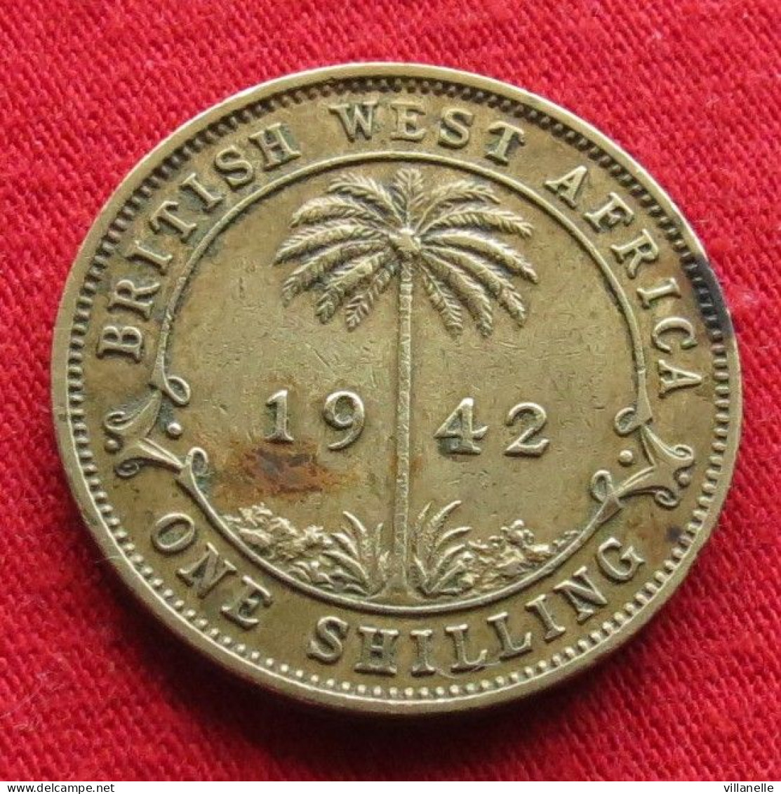 British West Africa 1 Shilling 1942 Brits Afrika Afrique Britannique Britanica #2 W ºº - Andere - Afrika