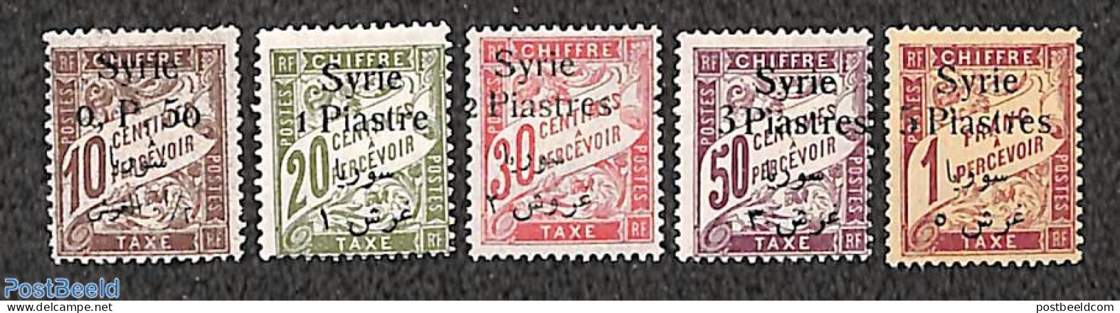 Syria 1924 Postage Due 5v, Unused (hinged) - Syrie