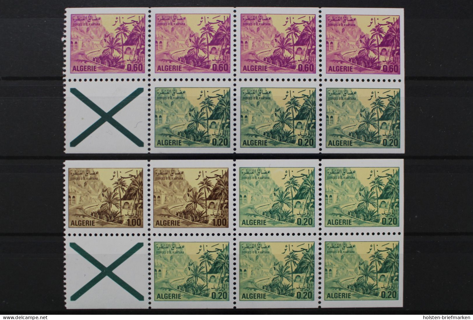 Algerien, MiNr. 695-697 C, 2 Heftchenblätter, Postfrisch - Algeria (1962-...)