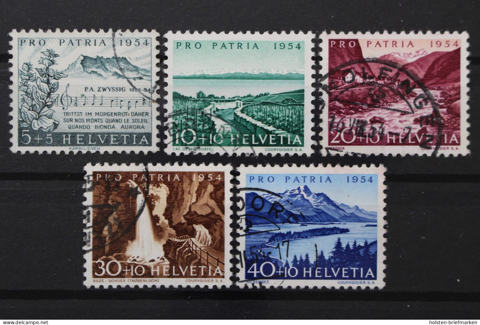 Schweiz, MiNr. 597-601, Gestempelt - Unused Stamps