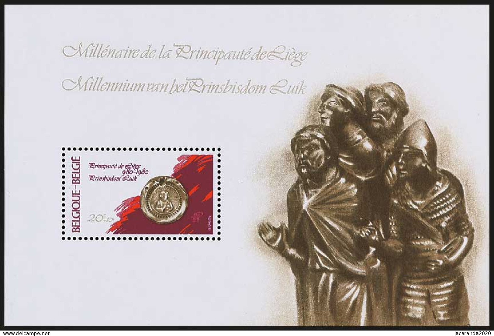 België BL 56 - Millennium Van Het Prinsbisdom Luik (1990) - MNH - 1961-2001