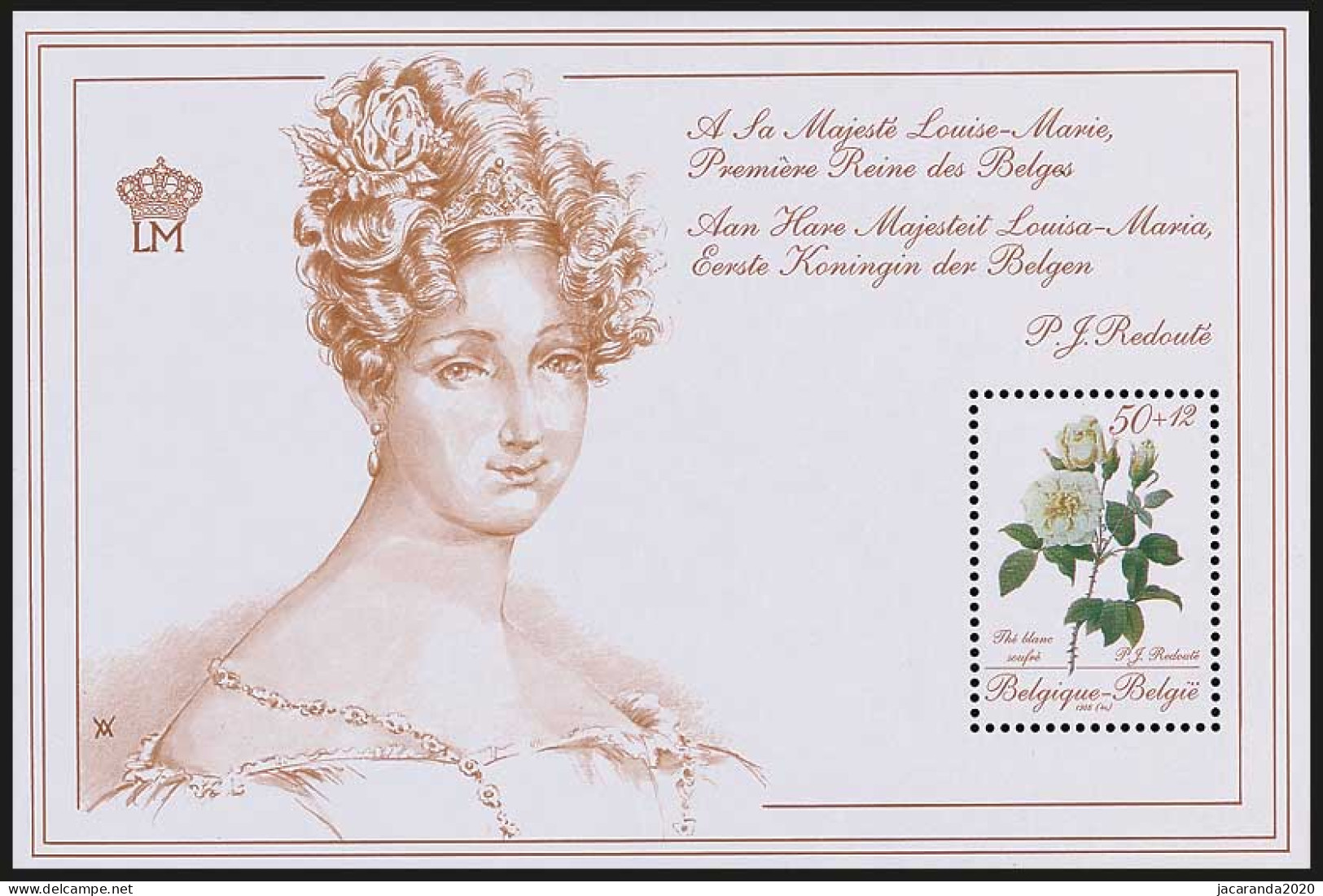België BL 63 - Promotie Van De Filatelie I - Bloemen - Rozen - P. J. Redouté - 1988 - Fleurs - Roses (2288) - MNH - 1961-2001