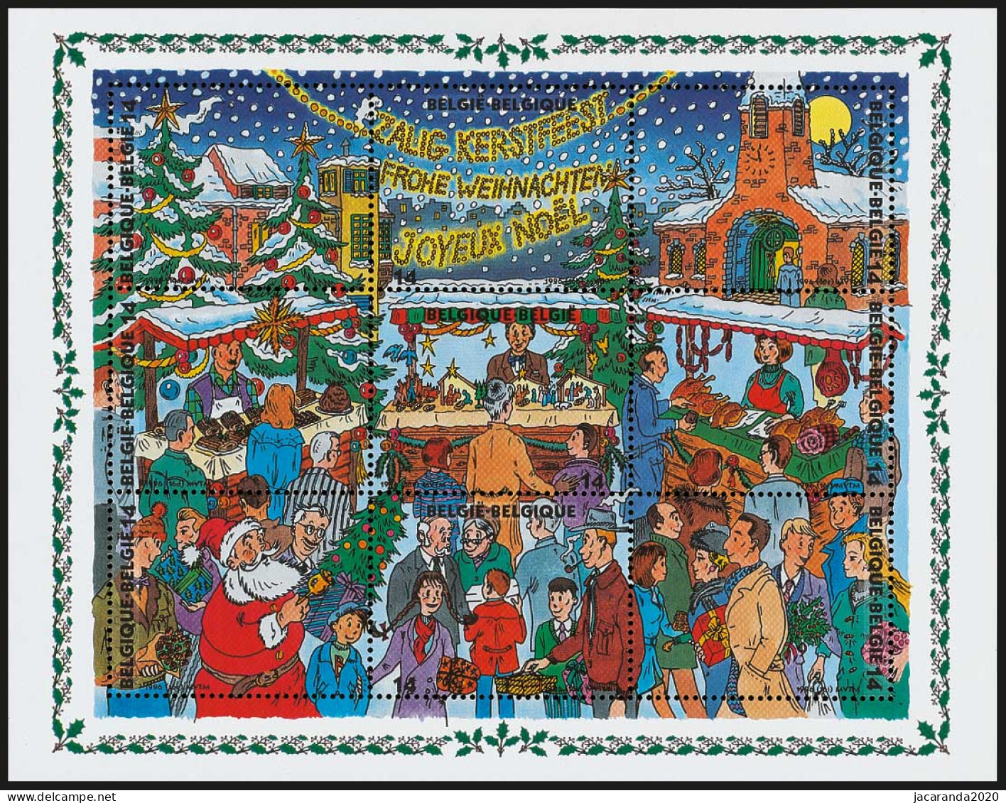 België BL 73 - Kerstmis En Nieuwjaar - Kerstmarkt - Noël Et Nouvel An - 1961-2001