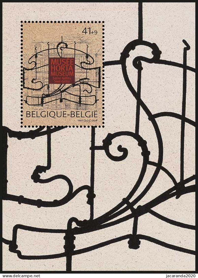 België BL 74 - Promotie Van De Filatelie - Horta Museum In St.-Gillis - 1961-2001